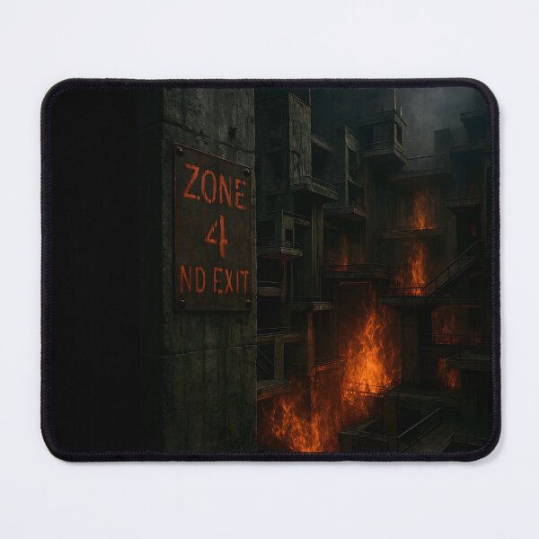 Item preview, ZONE 4: NO EXIT – Concrete Hell Series designed and sold by WhisperFrame.