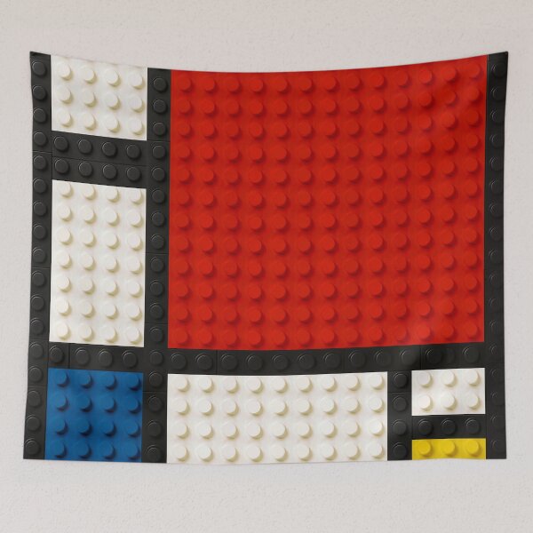 Item preview, Piet Mondrian Composition Block Art designed and sold by YellowMagicJP.