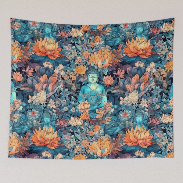 Item preview, Infinite Buddha Bliss, Lotus Meditation Art designed and sold by helgekerler.