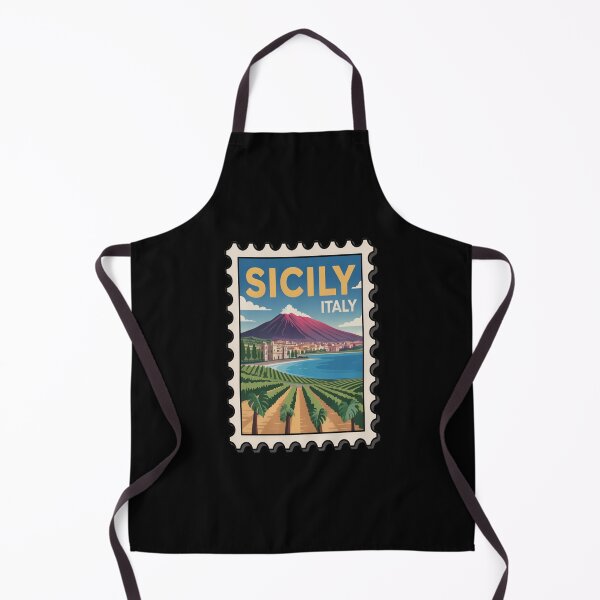 Item preview, Sicily Italy Mt. Etna Scenic View Postage Stamp Sticker designed and sold by stickercuffs.