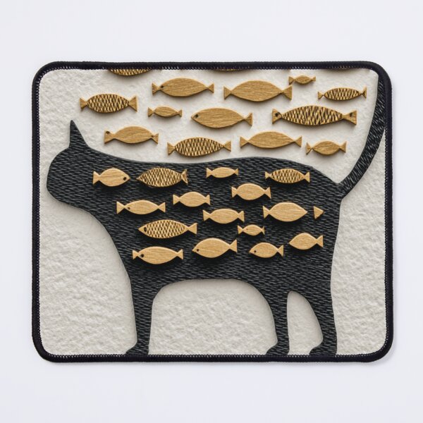 Item preview, Cat and fish_V13 designed and sold by Karen Lee J.