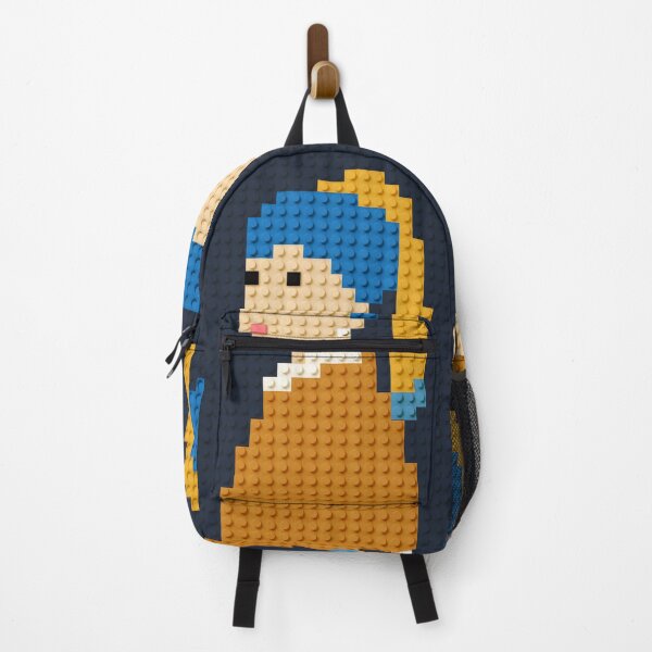 Item preview, Vermeer Girl with a Pearl Earring Block art designed and sold by YellowMagicJP.