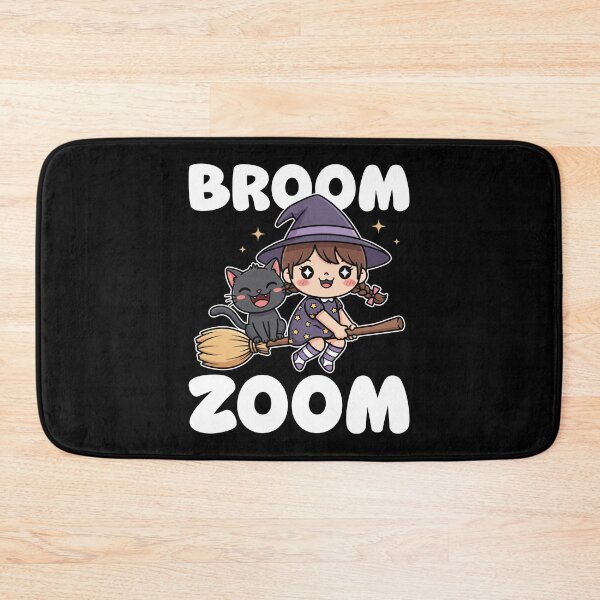 Item preview, BROOM ZOOM - WITCH HALLOWEEN designed and sold by KEF Custom.