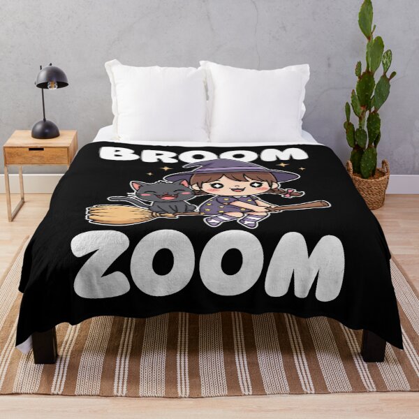 Item preview, BROOM ZOOM - WITCH HALLOWEEN designed and sold by KEF Custom.