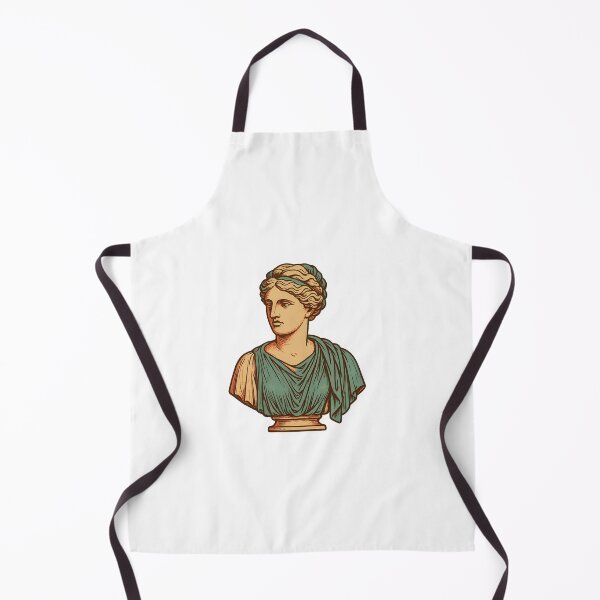 Item preview, Classical Greek Goddess Bust Illustration designed and sold by dionisoldschool .