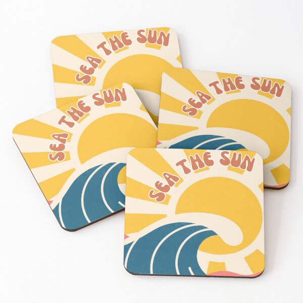 Item preview, Sea The Sun Retro designed and sold by Lucky.Z.