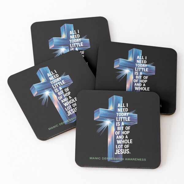 Item preview, Hope And A Whole Lot Of Jesus Manic Depression Awareness designed and sold by tearbytea.