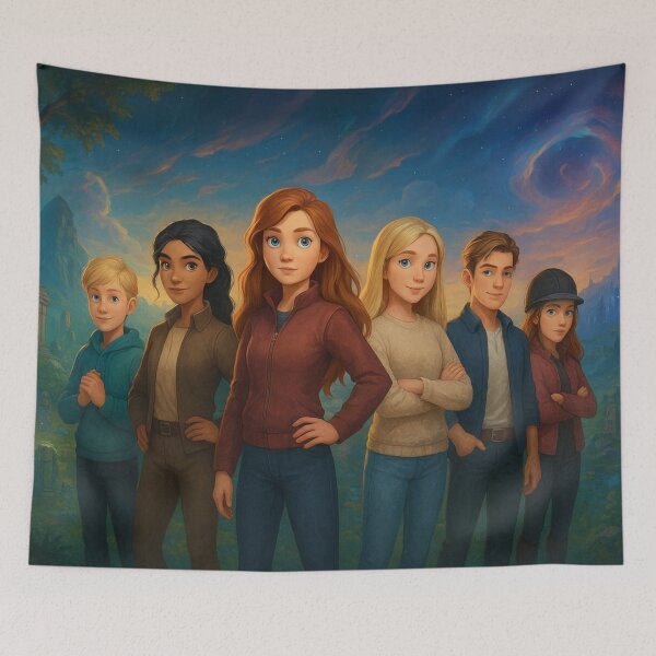 Item preview, Star Stable Horse riders artwork designed and sold by FeelTheDrawing.