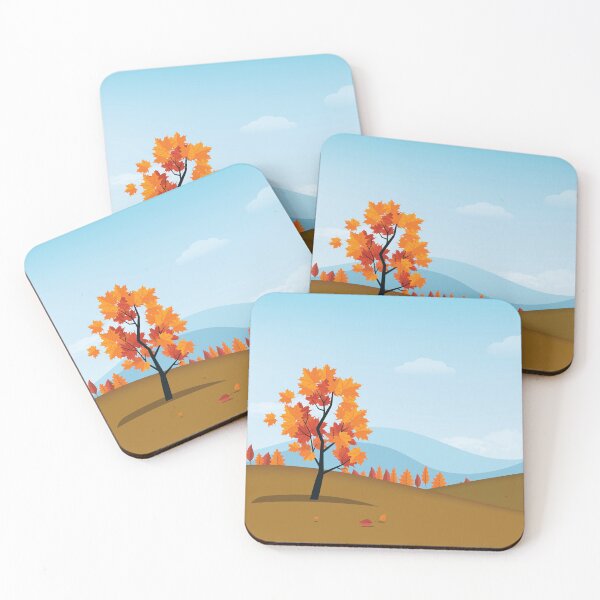 Item preview, Autumn beautiful landscape. Autumn day with mountains and a clear sky. designed and sold by AmAom.