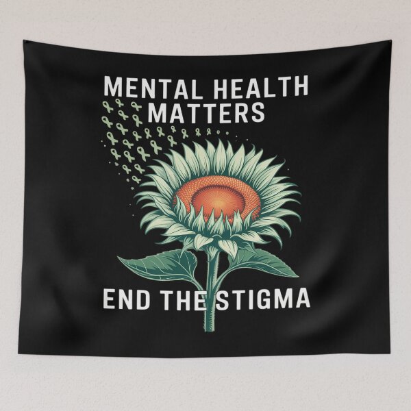 Item preview, Mental Health Matters Suicide Awareness End the Stigma designed and sold by tearbytea.