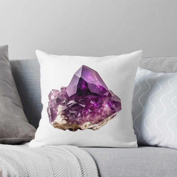 Item preview, Raw Amethyst Cluster, Minimalist Crystal Art designed and sold by helgekerler.