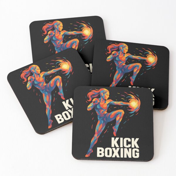 Item preview, Kickboxer cool abstract power kickboxing gift designed and sold by Pineapple-Tree.