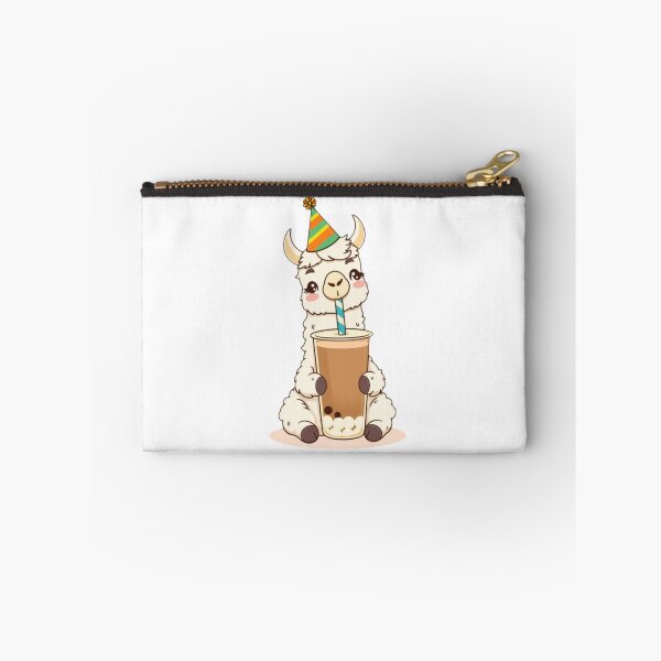 Item preview, Llama Boba Tea Milk Chocolate Party Hat happy birthday kawaii gift funny christmas happy designed and sold by CheeseBlueprint.