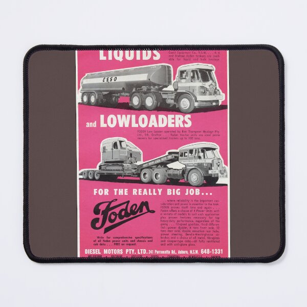 Item preview, 1963 Foden Truck Vintage Advert - Aussie Heavy Hauler Art - Built for Liquids, Low Loaders & Big Jobs designed and sold by taspaul.