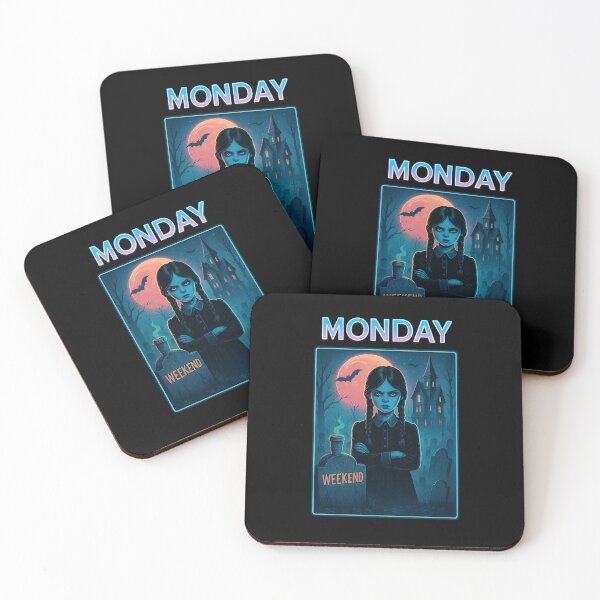 Item preview, Monday Killer – Gothic Dark Humor  designed and sold by Neon Nightmare.