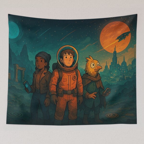 Item preview, Outer Wilds Fan art designed and sold by FeelTheDrawing.