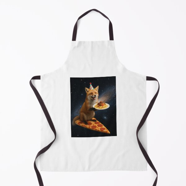 Item preview, Fox in Galaxy spaghetti pizza happy birthday kawaii gift christmas designed and sold by CheeseBlueprint.