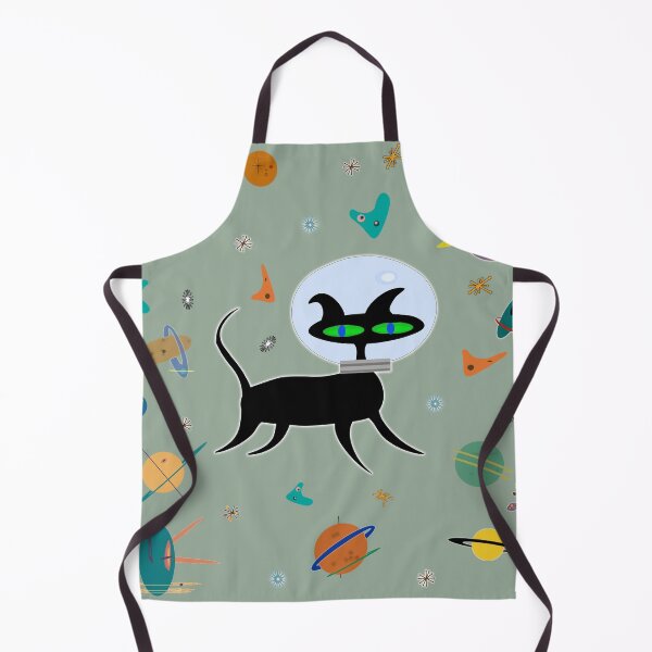 Item preview, MCM Cat Floating in Space designed and sold by WandaRichards.
