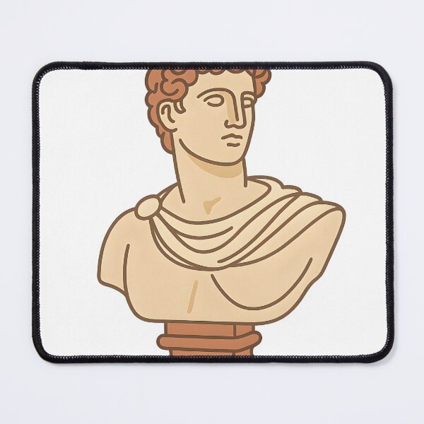 Item preview, Roman Male Bust Illustration designed and sold by dionisoldschool .