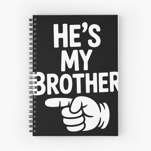 Item preview, Hes My Brother Bold Text Tee designed and sold by zakahero.