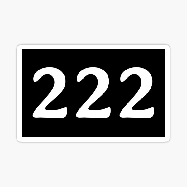 Artikel-Vorschau von 222 – Engelszahl – Gleichgewicht, Vertrauen, Harmonie in Beziehungen, designt und verkauft von SpartanDStore.