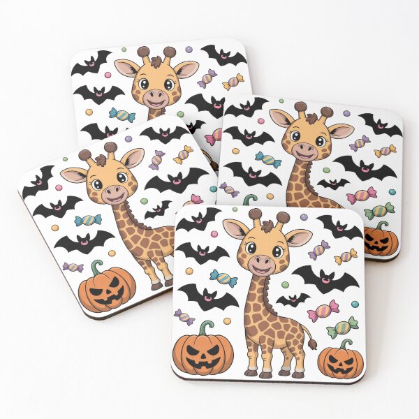 Item preview, Cute Illustration of Giraffe in Halloween designed and sold by YourSocialBae.