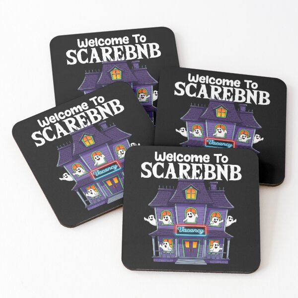 Item preview, WELCOME TO SCAREBNB - GHOST HALLOWEEN designed and sold by KEF Custom.