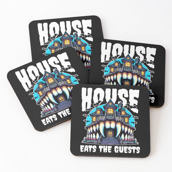 Item preview, THE HOUSE EATS THE GUESTS - HAUNTED HOUSE HALLOWEEN designed and sold by KEF Custom.