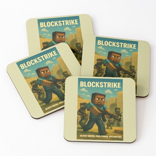 Item preview, Blockstrike – Counterstrike Parody Print designed and sold by WhisperFrame.