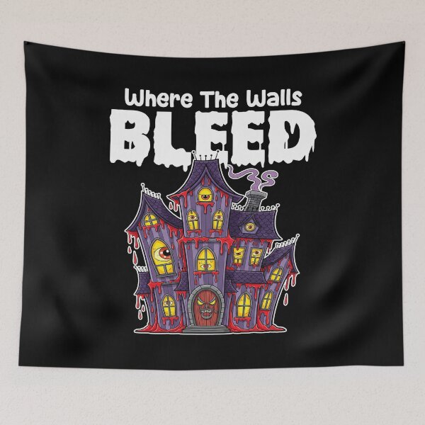 Item preview, WHERE THE WALLS BLEED - HAUNTED HOUSE HALLOWEEN designed and sold by KEF Custom.