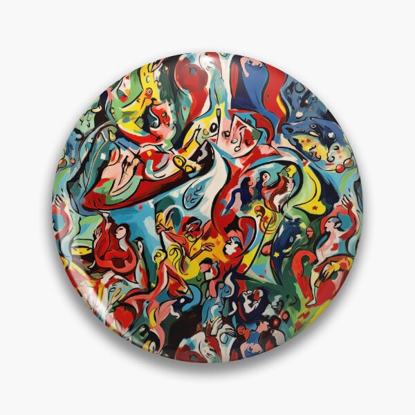 Item preview, Abstract Ring of Nibelung, Cubist Opera Art designed and sold by helgekerler.