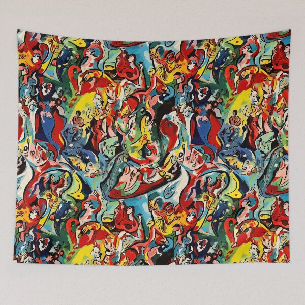 Item preview, Abstract Ring of Nibelung, Cubist Opera Art designed and sold by helgekerler.