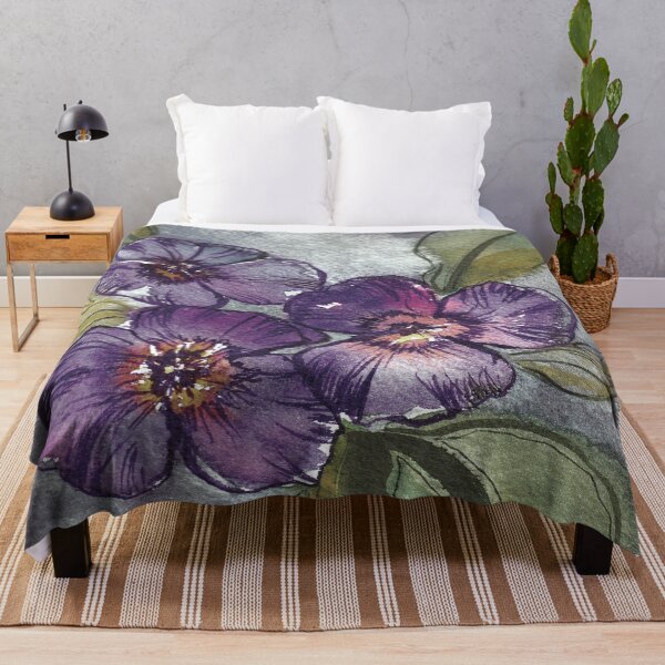 Item preview, Hanging violets designed and sold by Eau en couleur.