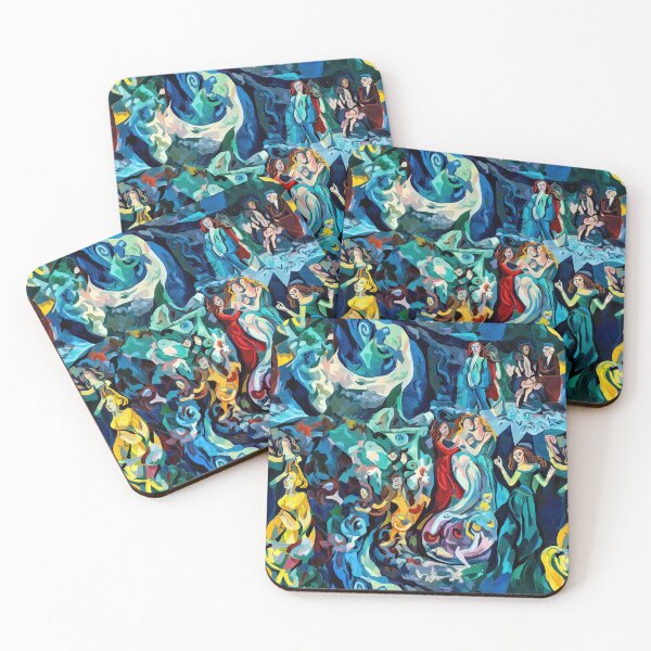 Item preview, Mystical Blue Nibelung, Abstract Opera Art designed and sold by helgekerler.