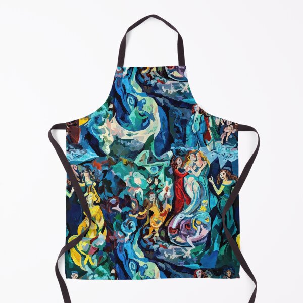 Item preview, Mystical Blue Nibelung, Abstract Opera Art designed and sold by helgekerler.