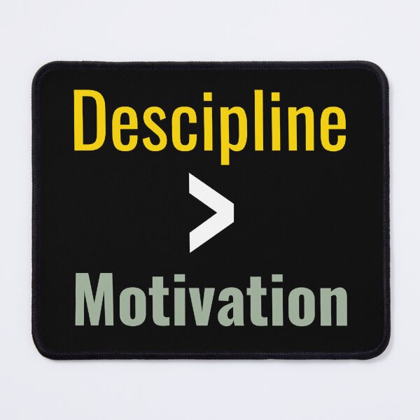 Item preview, Discipline > Motivation T-Shirt Mindset & Fitness Gift designed and sold by Just You Tee | Say It Loud, Wear It Proud.