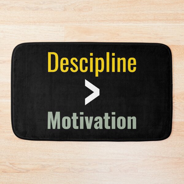 Item preview, Discipline > Motivation T-Shirt Mindset & Fitness Gift designed and sold by Just You Tee | Say It Loud, Wear It Proud.