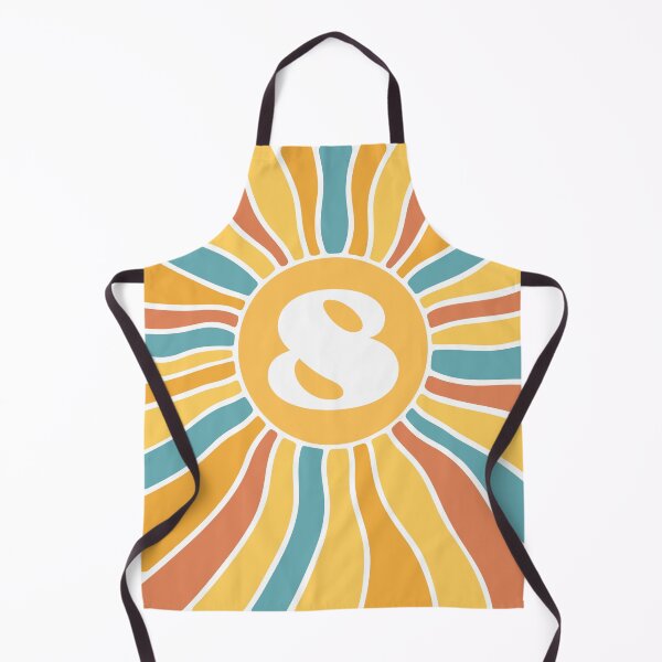 Item preview, 8th Birthday, 8th grade, retro sun, number 8 designed and sold by iclipart.