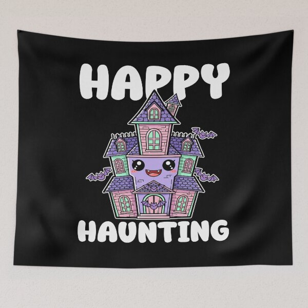 Item preview, HAPPY HAUNTING - HAUNTED HOUSE HALLOWEEN designed and sold by KEF Custom.