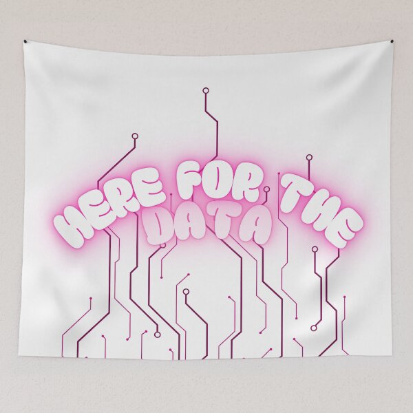 Item preview, Here for the Data meme t-shirt designed and sold by microwave-jenny.