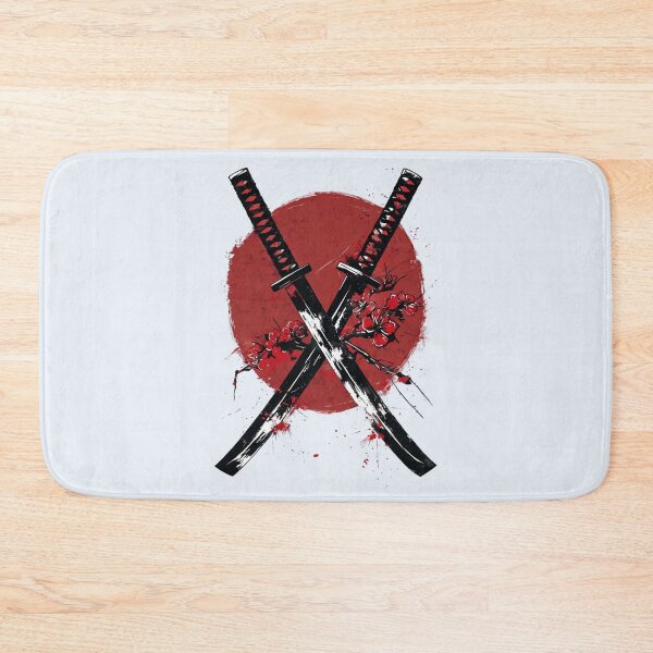Item preview, Crossed Katanas With Cherry Blossom designed and sold by Aise06.