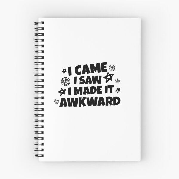 Item preview, I came I saw I made it awkward (white) designed and sold by Shanyacreates.