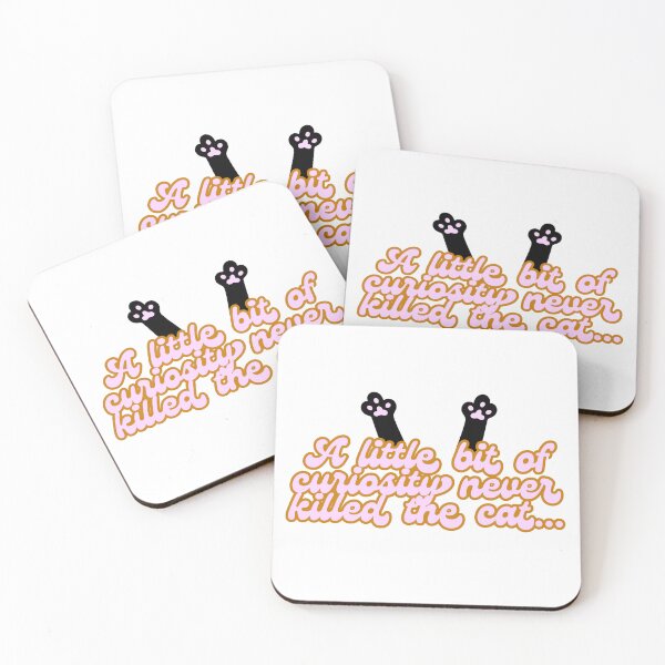 Item preview, A little bit of curiosity never killed the cat designed and sold by microwave-jenny.