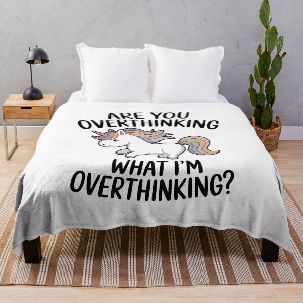 Item preview, Are You Overthinking What I'm Overthinking - This is the perfect gift for someone who can cheerfully admit to constantly overthinking. designed and sold by ZyziowskyArt.