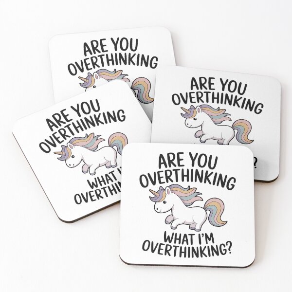 Item preview, Are You Overthinking What I'm Overthinking - This is the perfect gift for someone who can cheerfully admit to constantly overthinking. designed and sold by ZyziowskyArt.