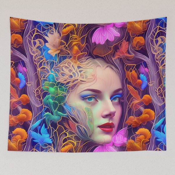 Item preview, Modern Baroque Beauty, Contemporary Ornate Portrait designed and sold by helgekerler.