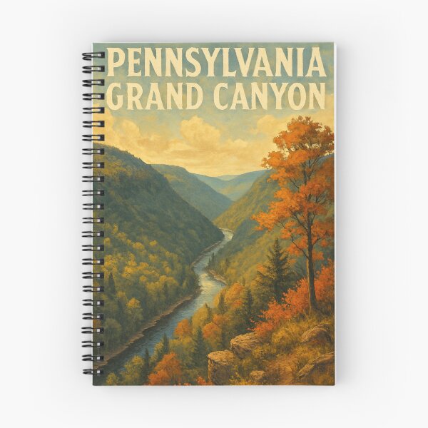 Item preview, Pennsylvania Grand Canyon, Pennsylvania USA – Pine Creek Gorge Autumn View designed and sold by Aryabek.