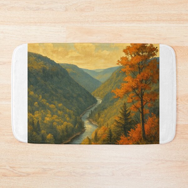 Item preview, Pennsylvania Grand Canyon, Pennsylvania USA – Pine Creek Gorge Autumn View designed and sold by Aryabek.