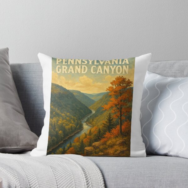Item preview, Pennsylvania Grand Canyon, Pennsylvania USA – Pine Creek Gorge Autumn View designed and sold by Aryabek.