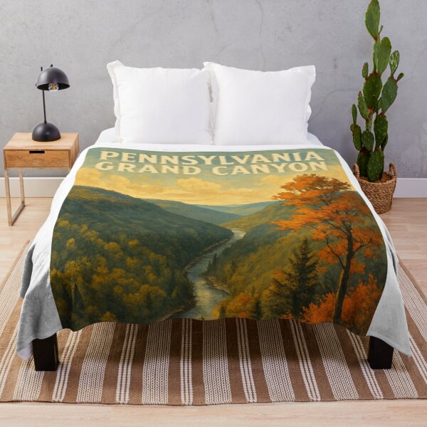 Item preview, Pennsylvania Grand Canyon, Pennsylvania USA – Pine Creek Gorge Autumn View designed and sold by Aryabek.